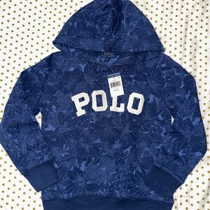 Polo Ralph Lauren Blue Floral Hoodie